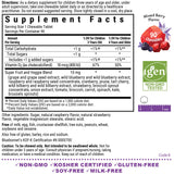 Bluebonnet Rainforest Animalz D3 tabletas masticables sabor frambuesa, libre de gluten.