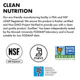 BlueBonnet Sunfiber opción baja en FODMAP para dietas sensibles