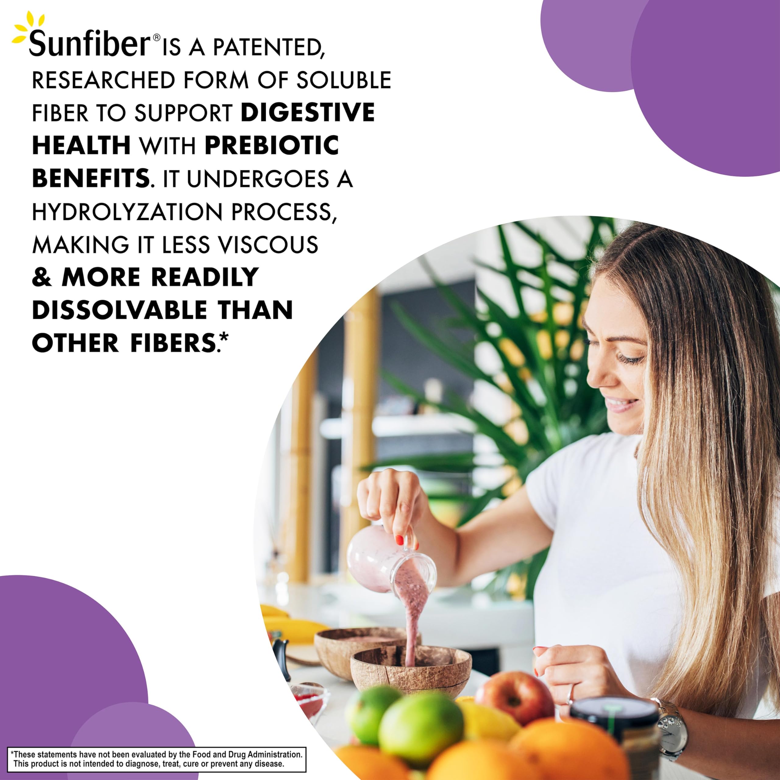 BlueBonnet Sunfiber producto vegano certificado Kosher sin gluten