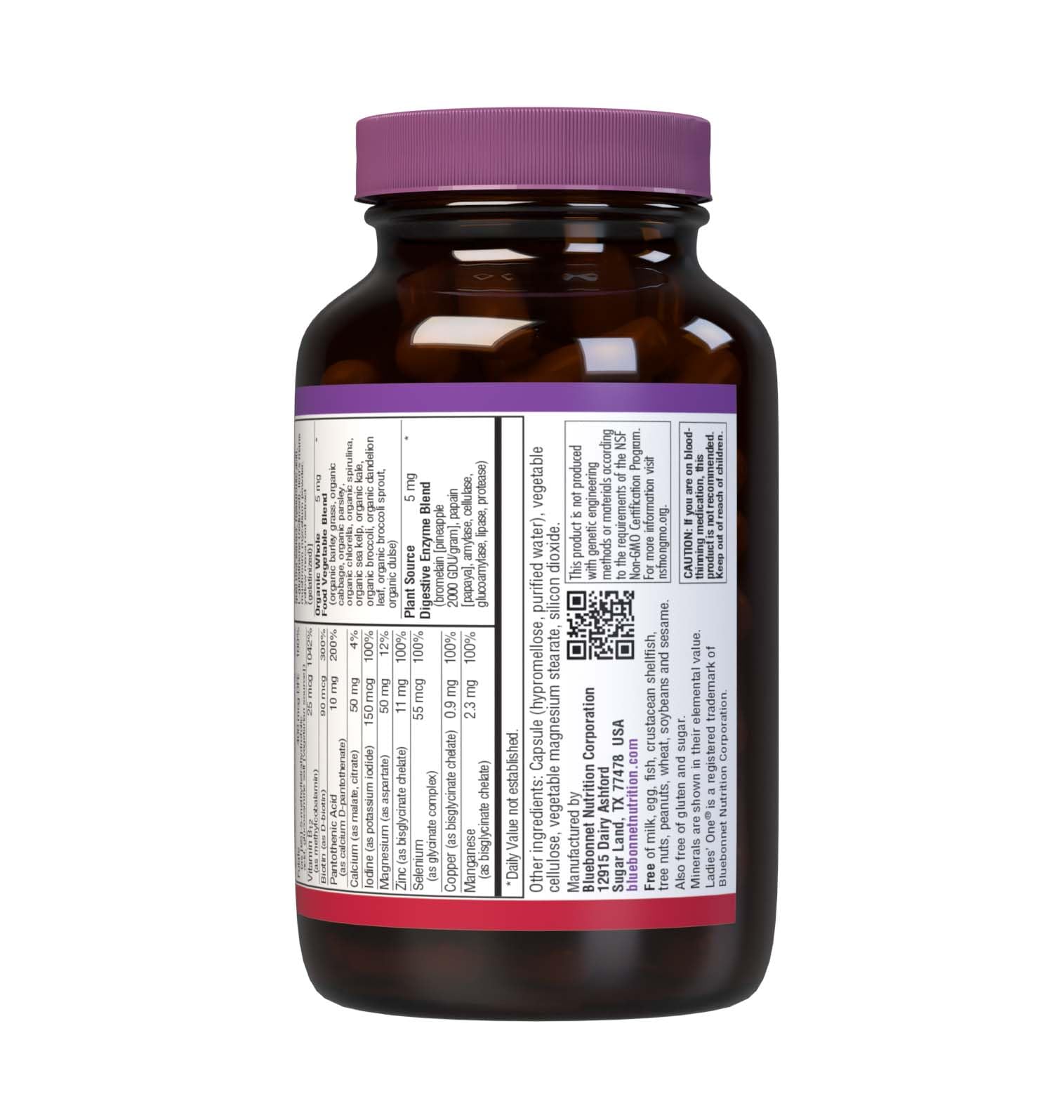 BlueBonnet uso diario de cápsulas para mujeres 40+.