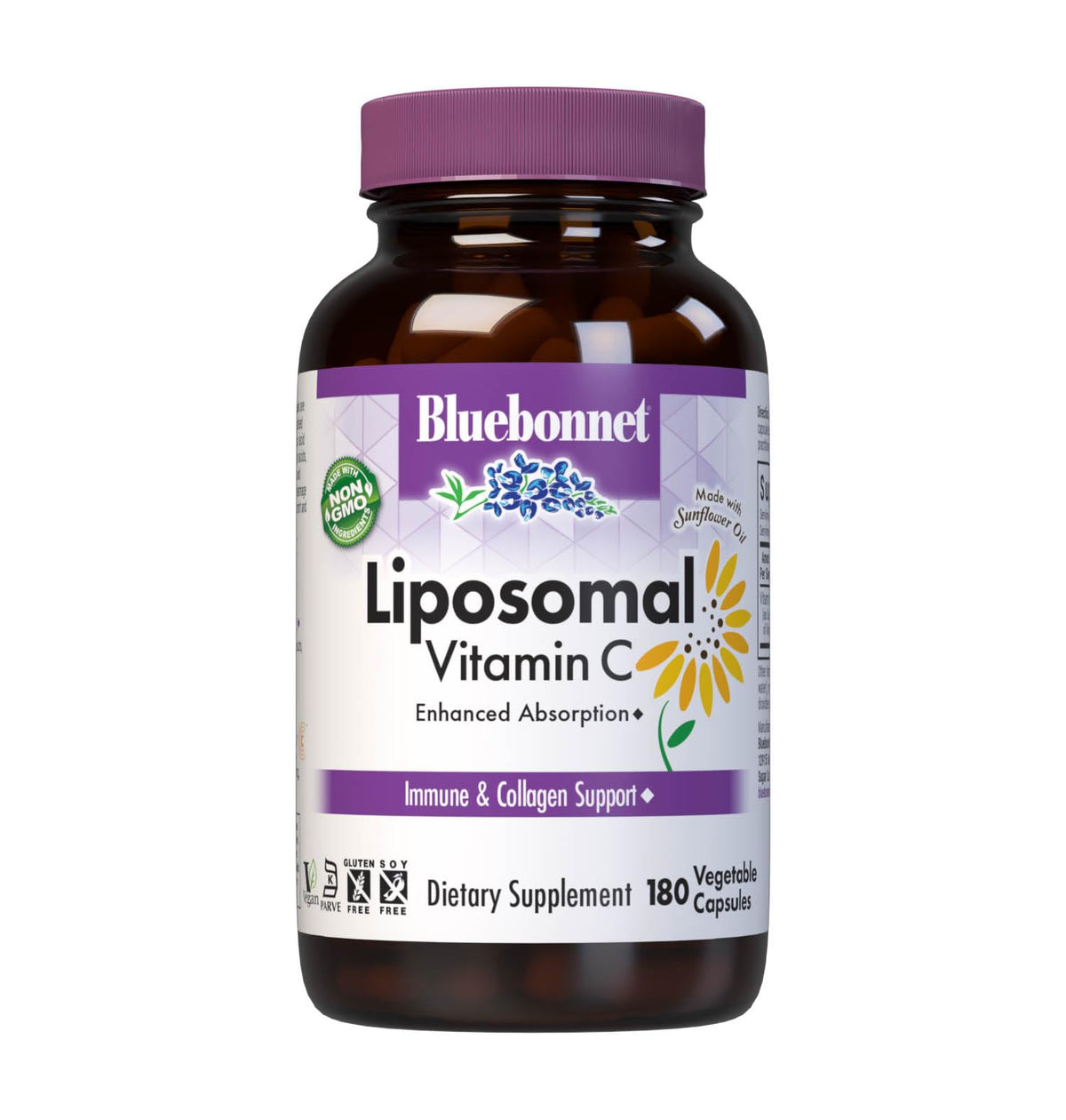 BlueBonnet Vitamina C liposomal 1000 mg en envase, entrega mejorada