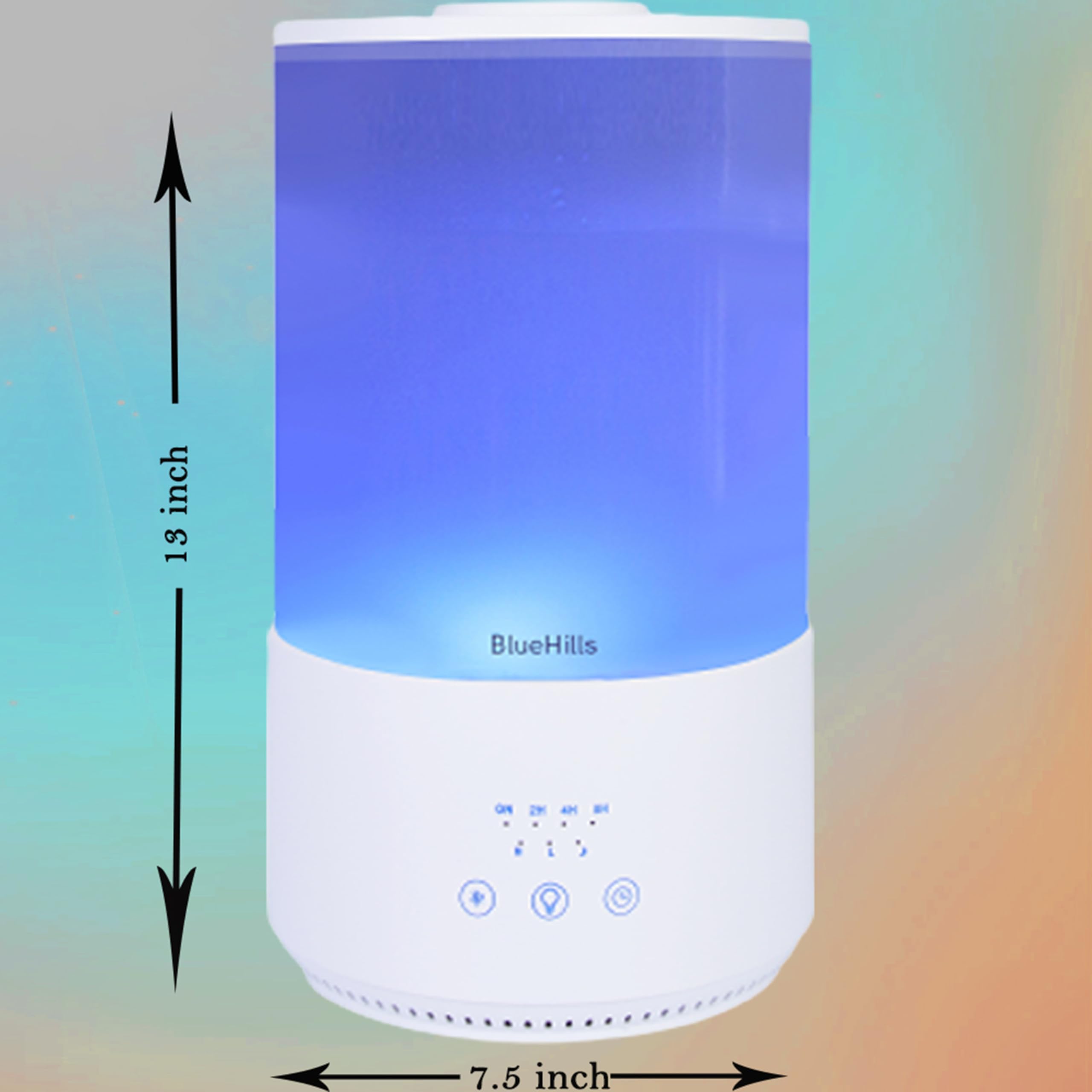 BlueHills difusor ofrece ajuste de neblina para habitaciones diversas