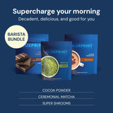 Café Super Hongo Blueprint Bryan Johnson, preparación rápida, ideal para ritual matutino sin complicaciones.