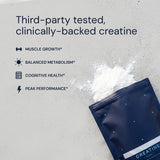 Blueprint Bryan Johnson creatina monohidrato sin sabor, ideal para acompañar otros suplementos
