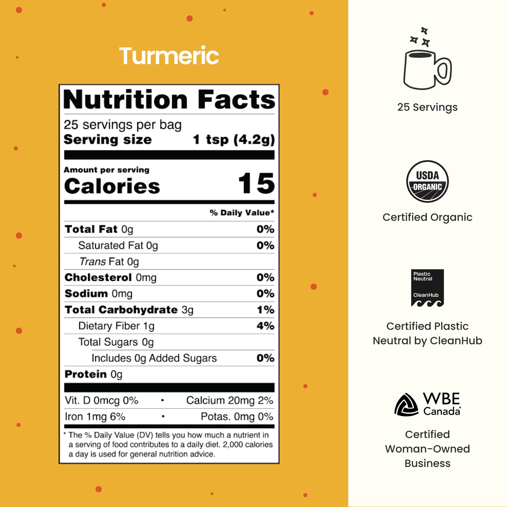 Blume Latte: polvo de cúrcuma como base antioxidante para latte