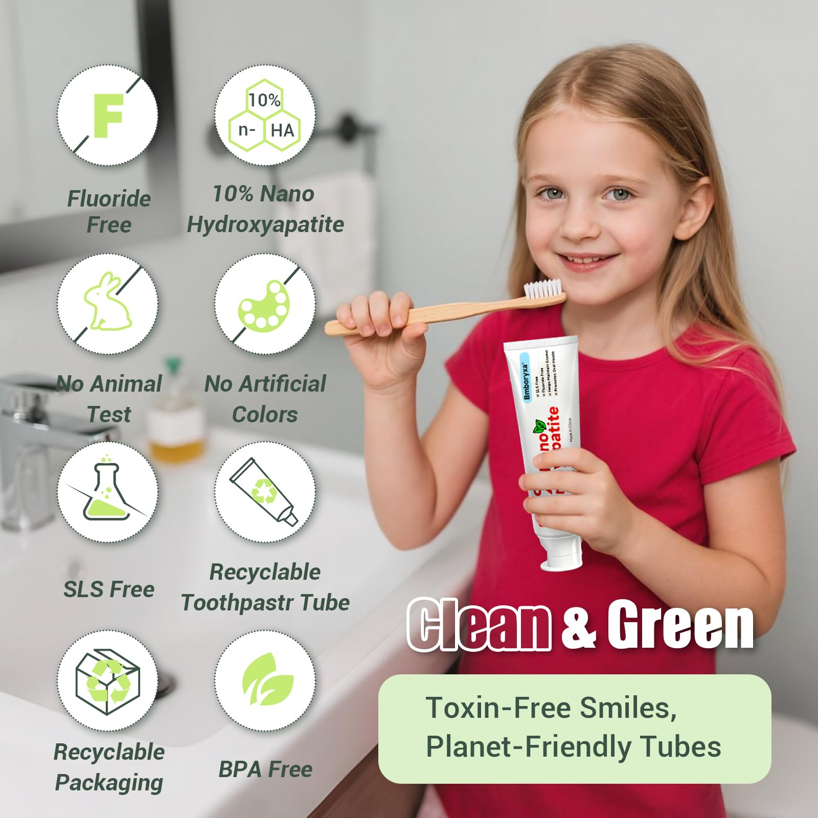 Pasta dental Bmboryxa envase biodegradable y ecoamigable