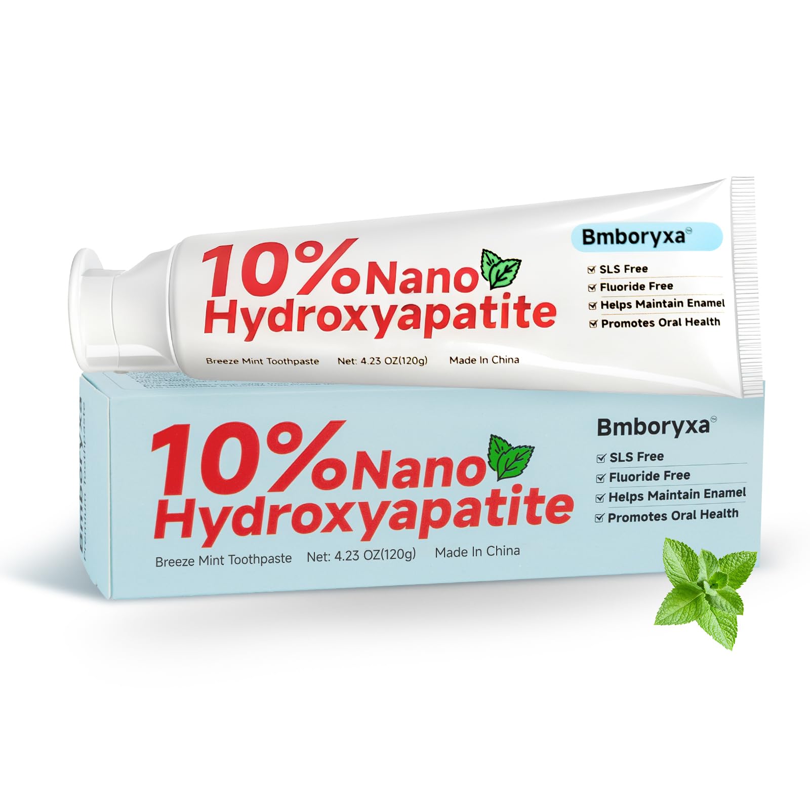 Pasta dental Bmboryxa con hidroxiapatita nano 10% para remineralizar esmalte