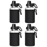 BNCWCQZ botellas de vidrio 22oz con apertura amplia para añadir polvos fácilmente