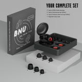 Diseño ergonómico de tapones BNU para comodidad durante horas