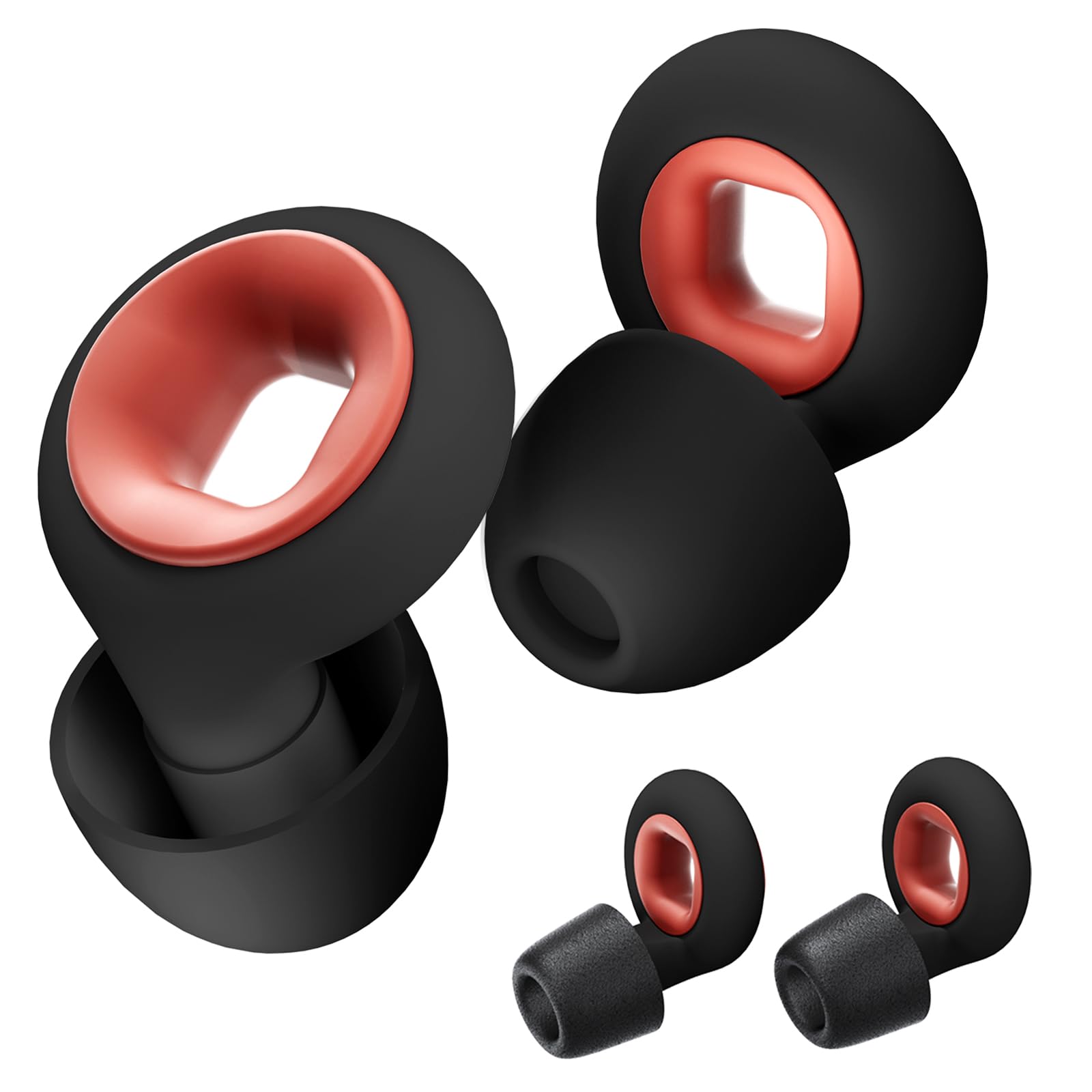 Tapones auditivos BNU con diseño dual para conciertos y estilo