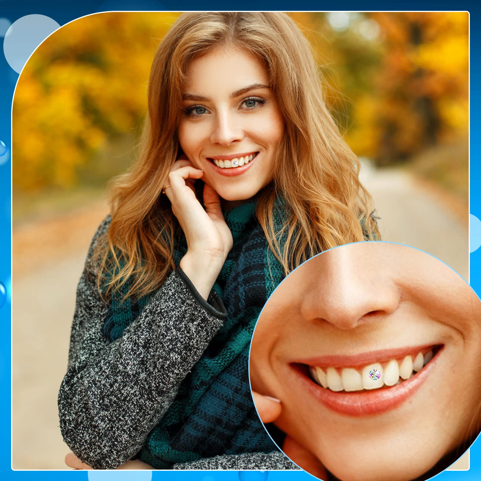 Kit dental Boao de 61 piezas, conjunto completo para personalizar dientes.