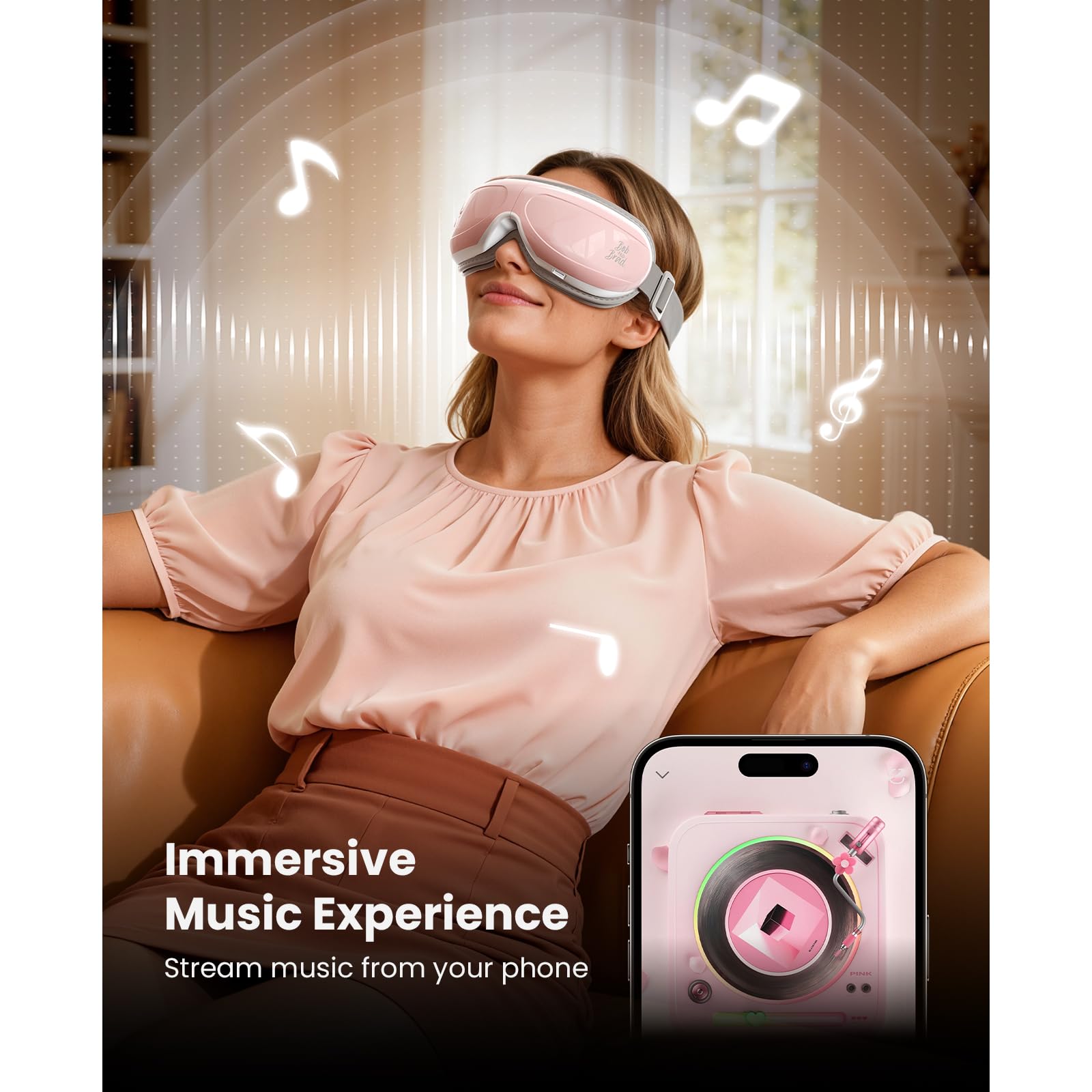 EyeOasis 2, diseño portátil para usar en casa o viaje