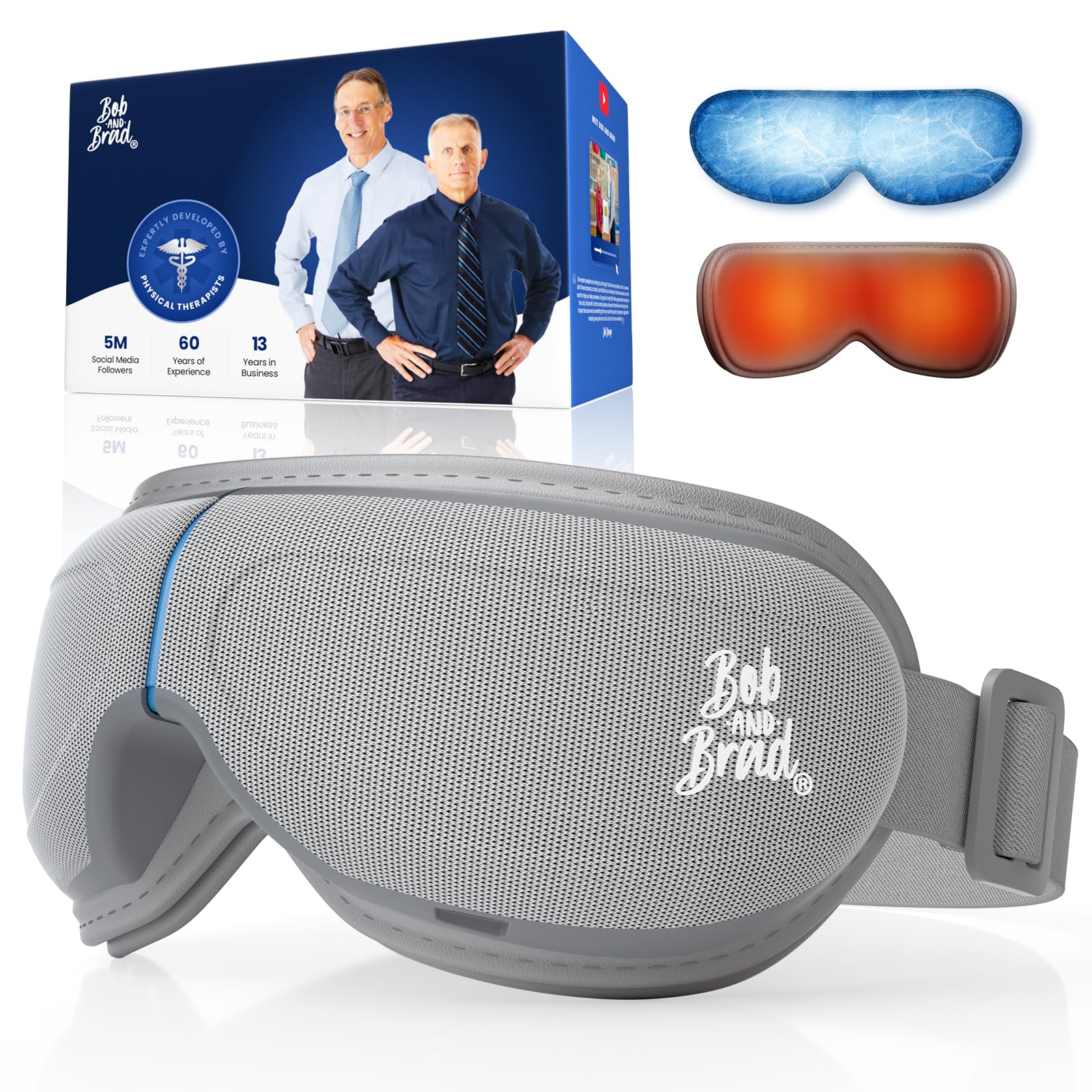 EyeOasis 2 de BOB AND BRAD, masaje ocular con calor y frío para alivio cómodo