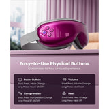 EyeOasis 3 de BOB AND BRAD: ajustes de compresión y calor para comodidad ocular.