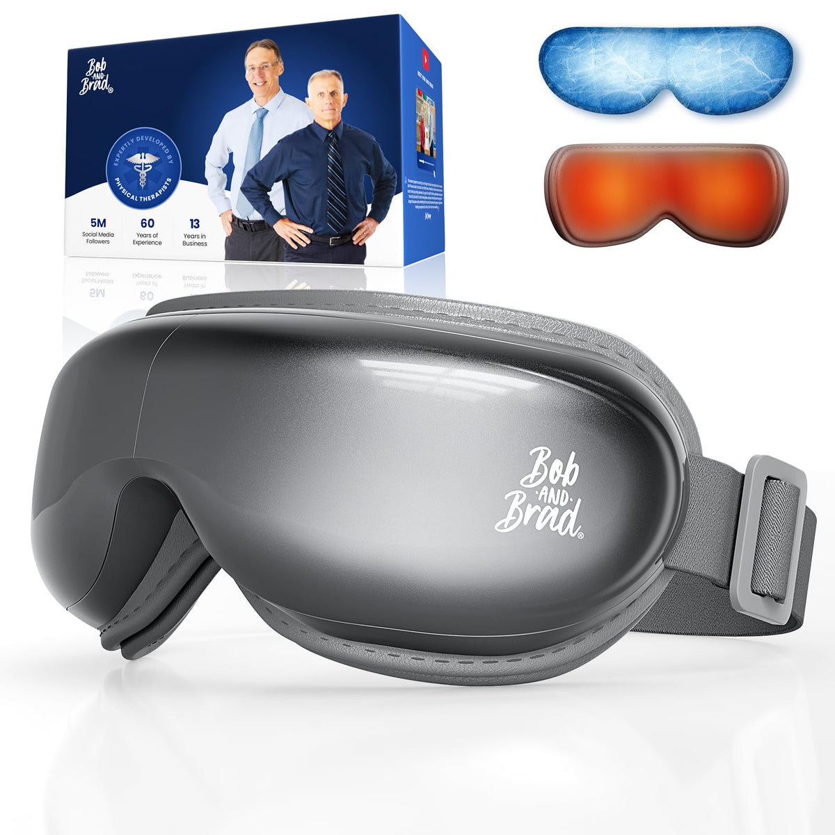 EyeOasis 3 de BOB AND BRAD, masaje ocular con calor para tensión ocular.