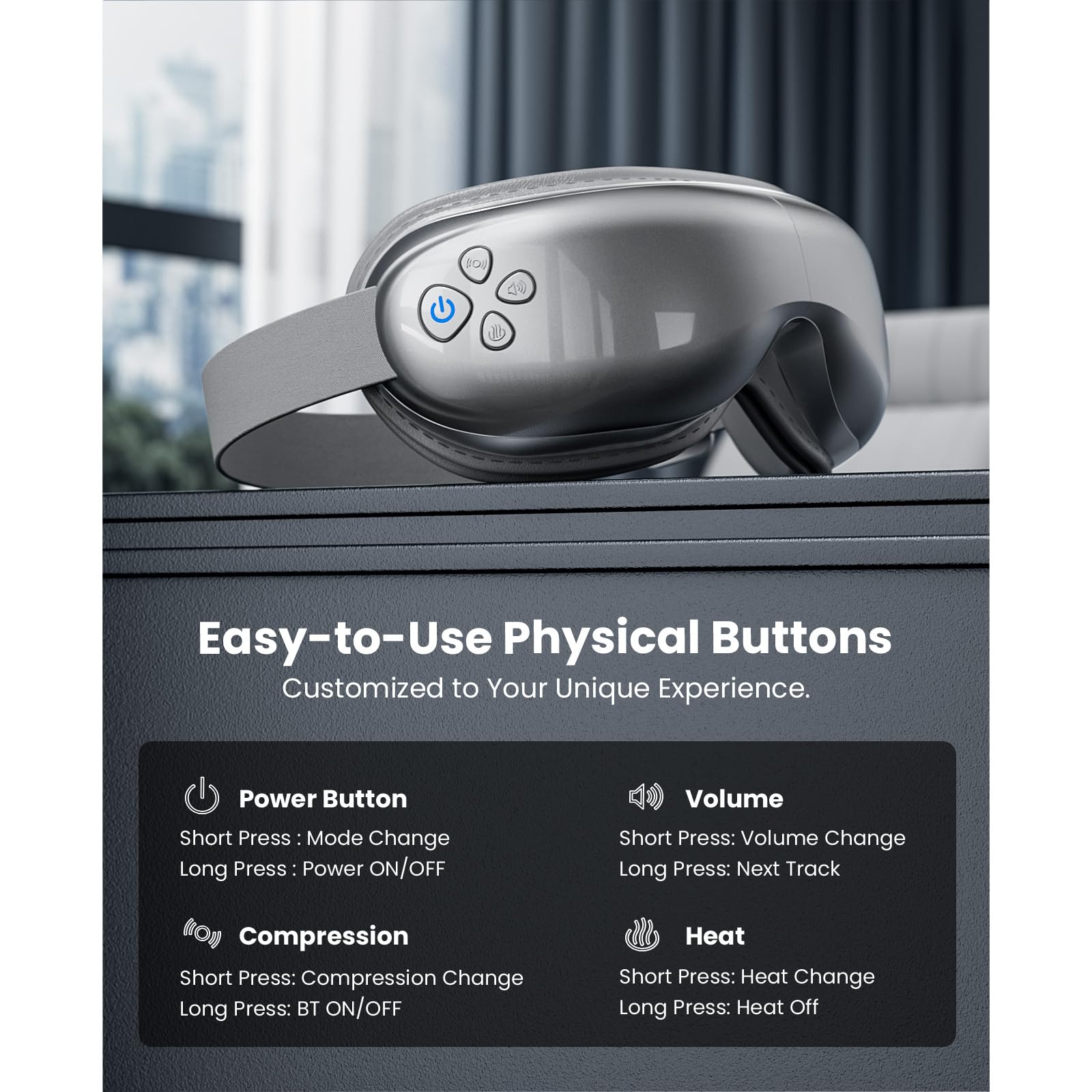 EyeOasis 3 funciona silenciosamente para descansar durante sesiones.