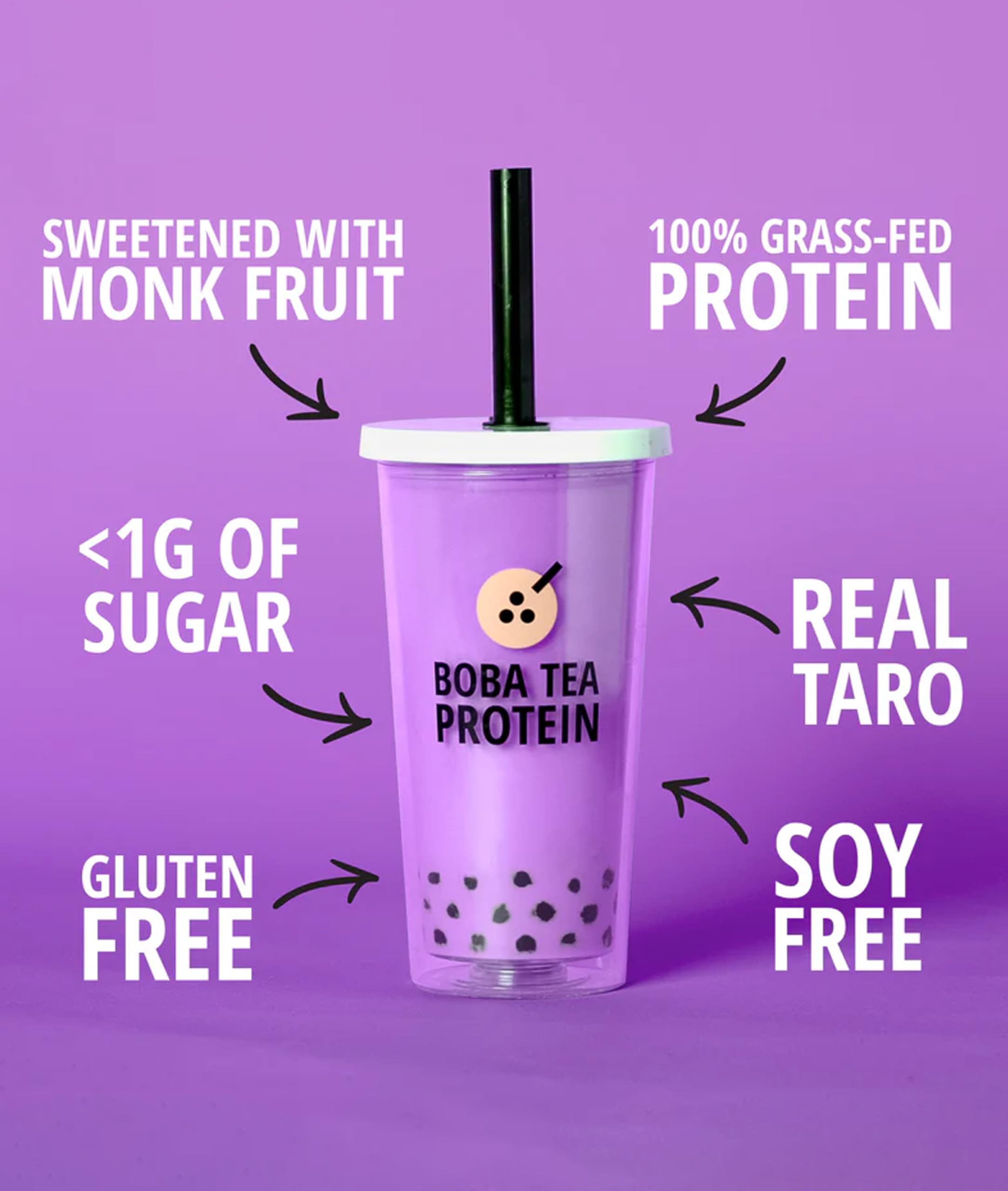 Proteína Boba Tea Crema de Coco: crema suave para textura cremosa en bebidas.