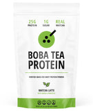 Boba Tea Protein Matcha Latte: envase premium para un batido proteico con sabor a matcha