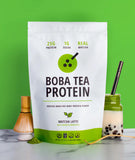 Boba Tea Protein Matcha Latte: mezcla lista para batido, sabor auténtico de té