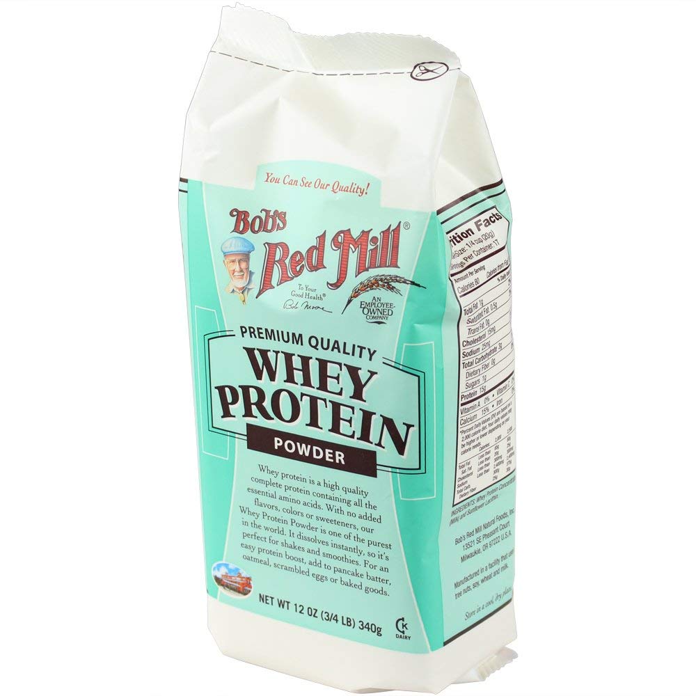 Polvo suave de proteína de suero de Bob's Red Mill para mezclar fácilmente