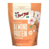 Bob's Red Mill polvo de proteína de almendra, empaque 14oz, perfecto para desayunos sin gluten.