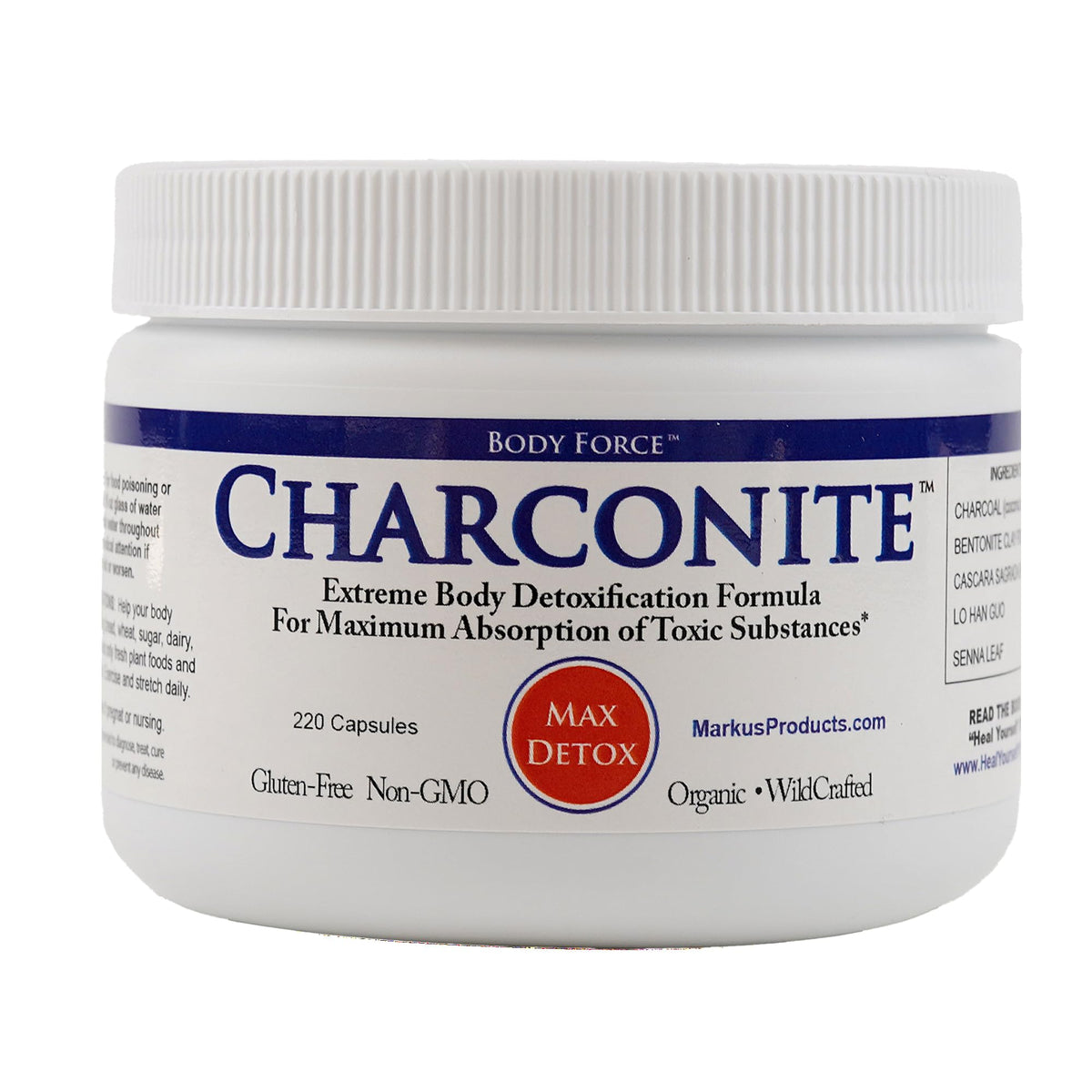 Body Force Charconite polvo-textura: textura suave para uso digestivo ocasional.
