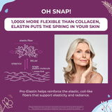Body Kitchen Pro-Elastin, etiqueta frontal, resalta calidad y origen de los ingredientes