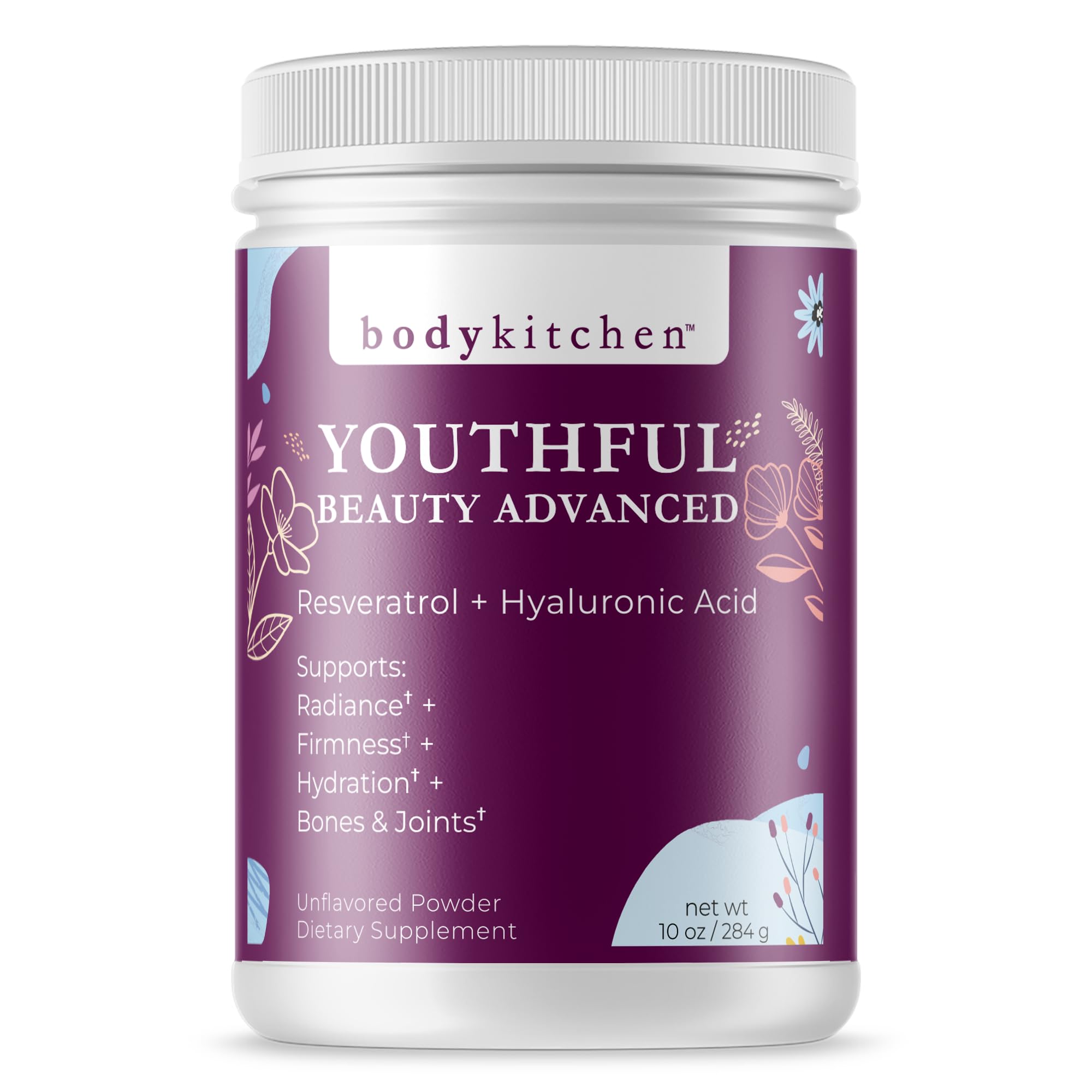 Body Kitchen Youthful Beauty Advanced, envase listo para uso diario en la rutina.