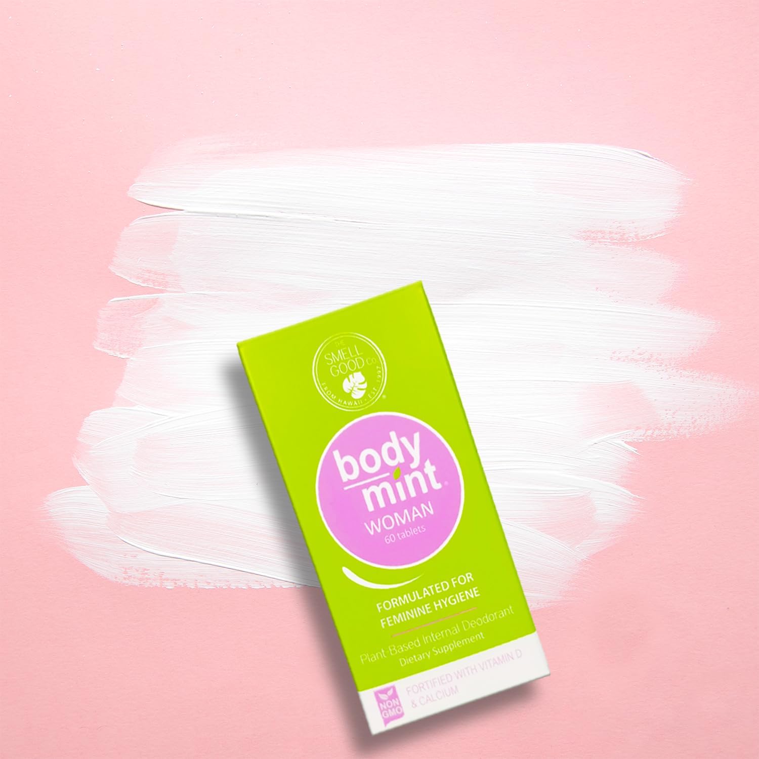 Body Mint Woman etiqueta ingredientes revela clorofila para aromas ligeros