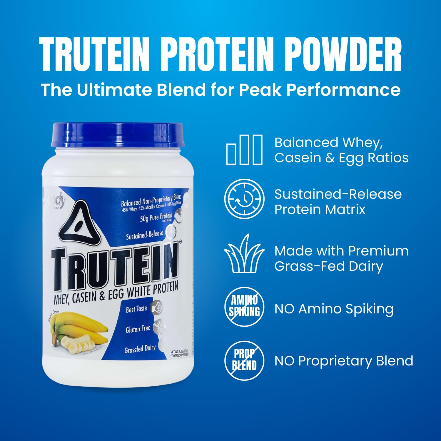 Body Nutrition Trutein: taza mezcladora para batidos cremosos.