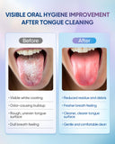 BodyAccel uso con gel de lengua para limpieza profunda.