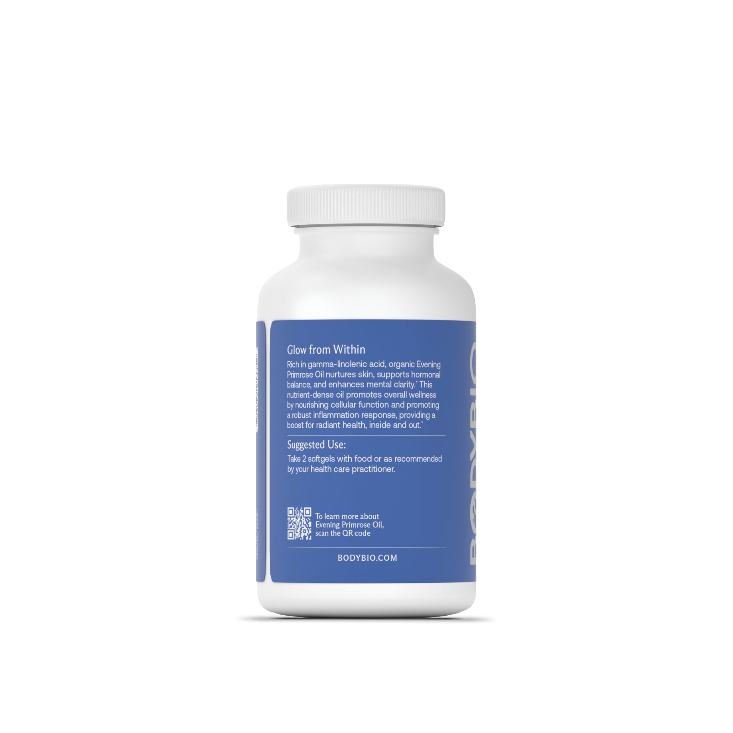 BodyBio Etiqueta detalla ingredientes y proceso de extracción