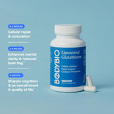 Versión liposomal de BodyBio Glutatión: absorción optimizada para células