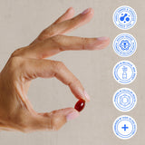 BodyBio Resolvin: uso diario sugerido, muestra de beneficios posibles para bienestar general.