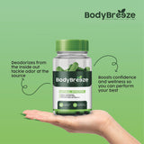 BodyBreeze: detalle de ingredientes vegetales con posible apoyo digestivo.