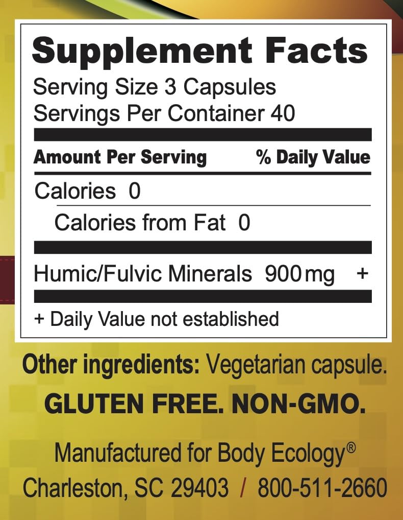 Body Ecology Ancient Earth Minerals composición vegetal: minerales derivados de plantas para una opción natural.