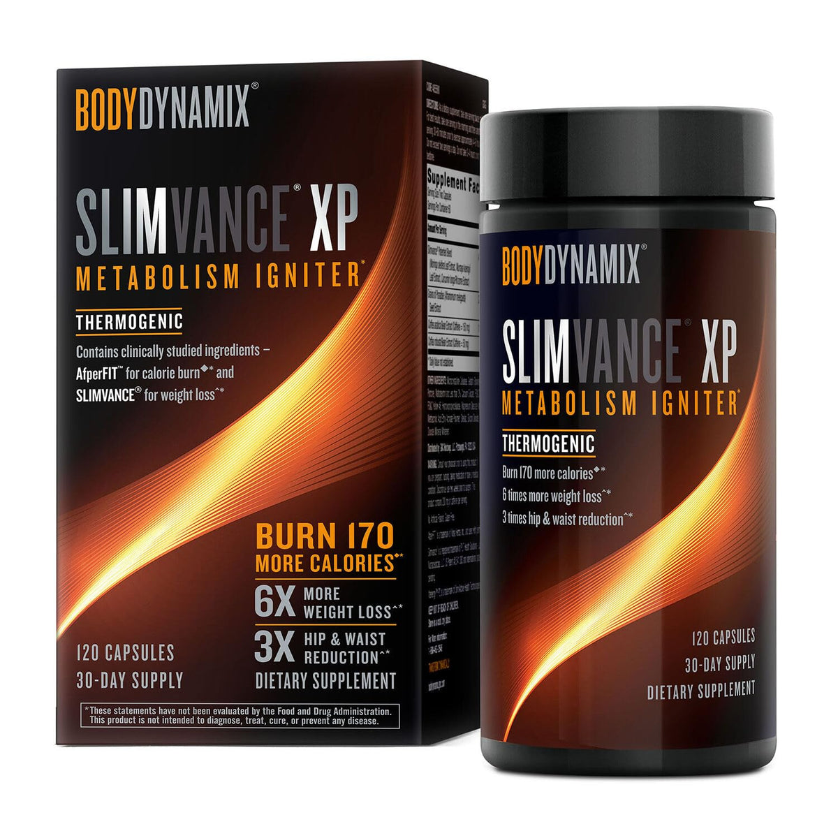 BodyDynamix Slimvance XP Metabolismo Igniter: botella, energía diaria para empezar el día.