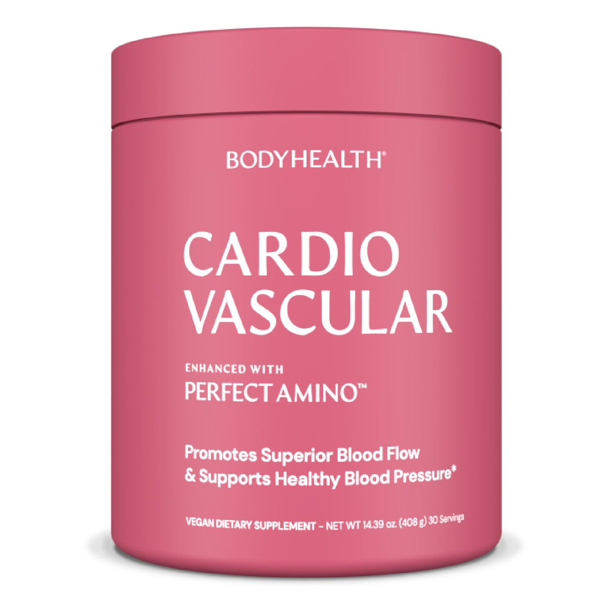 BodyHealth Cardio Vascular: bote volcado para porción ideal y energía diaria