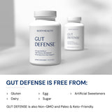 BodyHealth Gut Defense, uso diario en mano, ideal para bienestar intestinal.