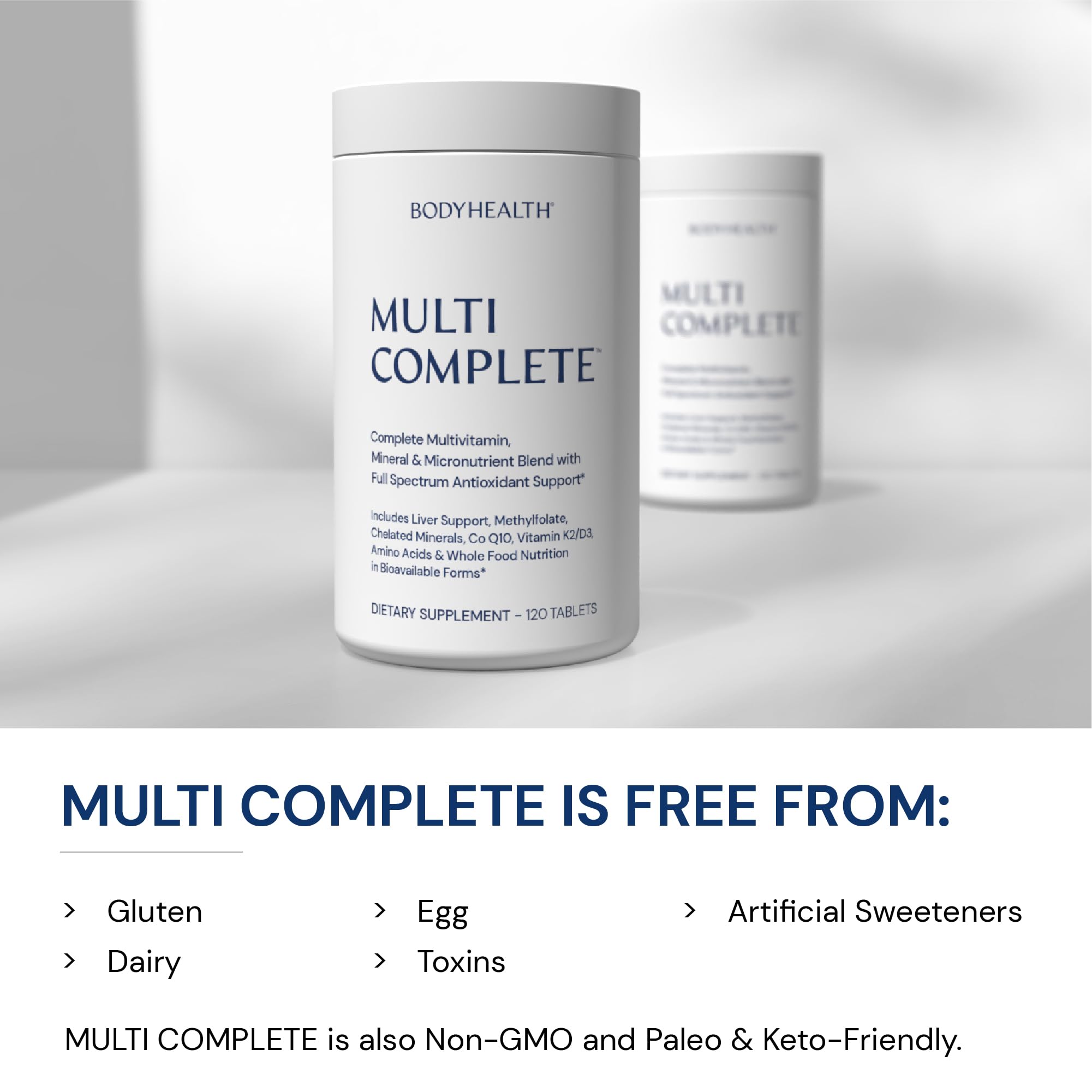 BodyHealth Multi Complete: uso diario, rutina de suplementos