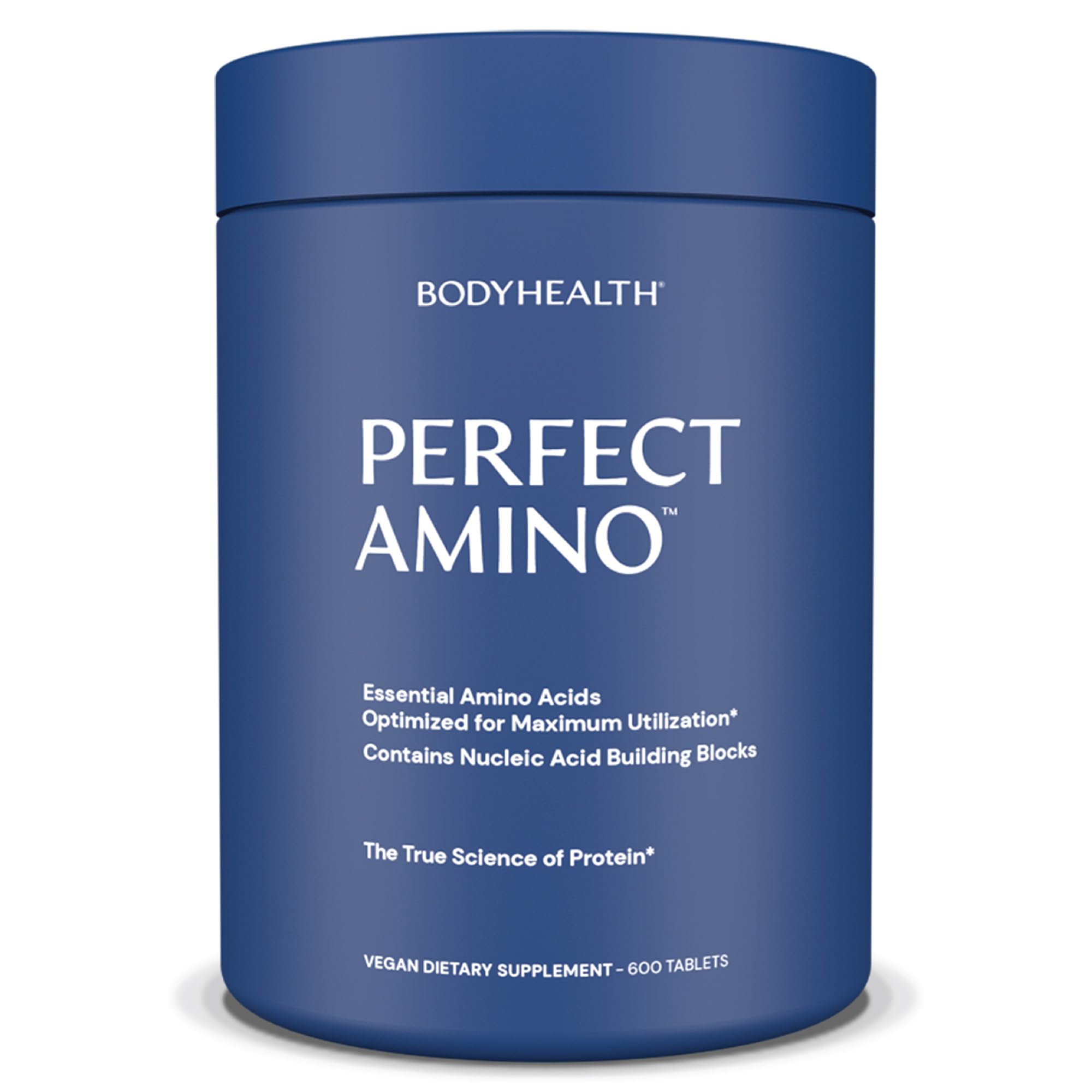 BodyHealth PerfectAmino botella: suplemento para recuperación muscular y energía