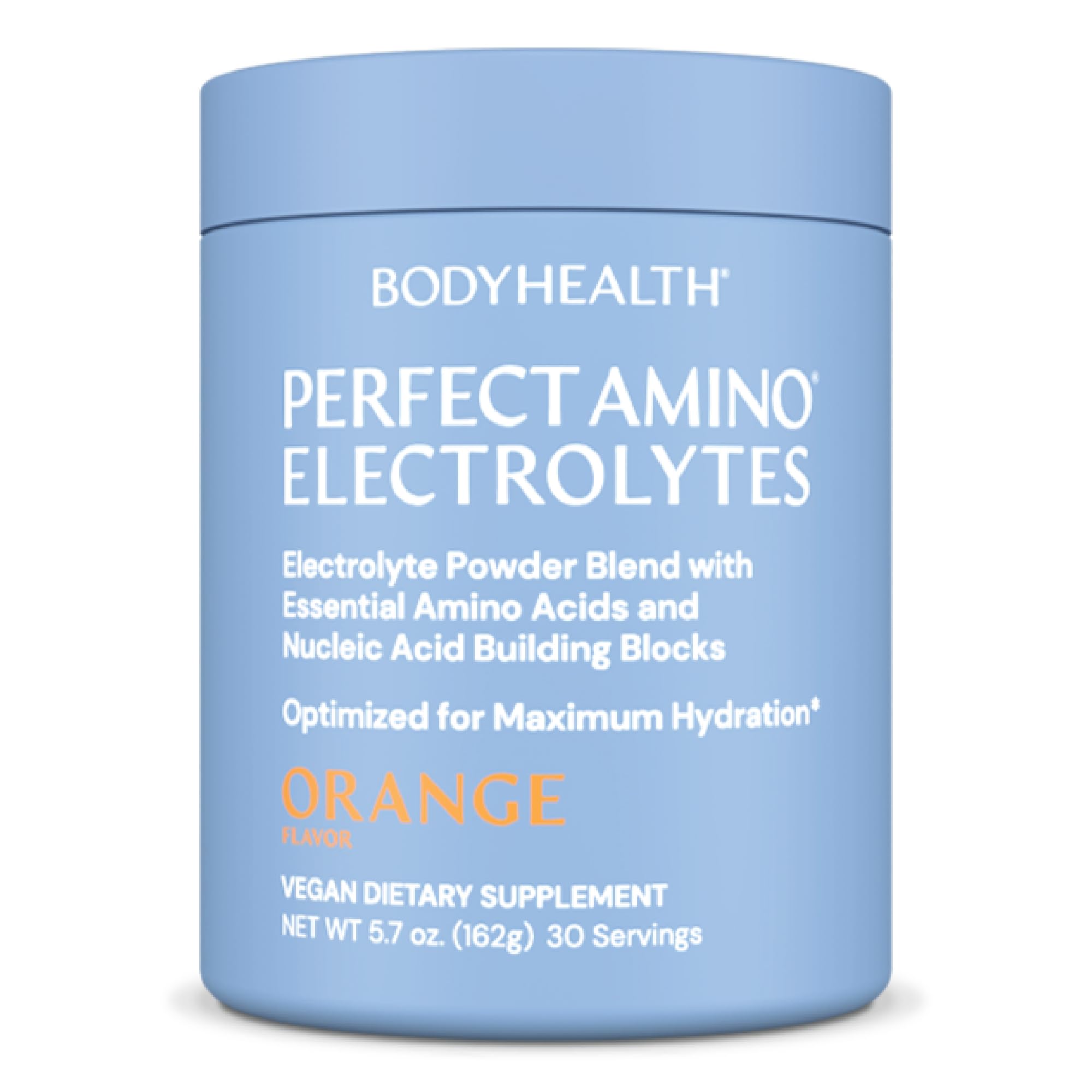 bodyhealth-perfectamino-electrolitos-polvo-naranja hidratación duradera durante entrenamientos