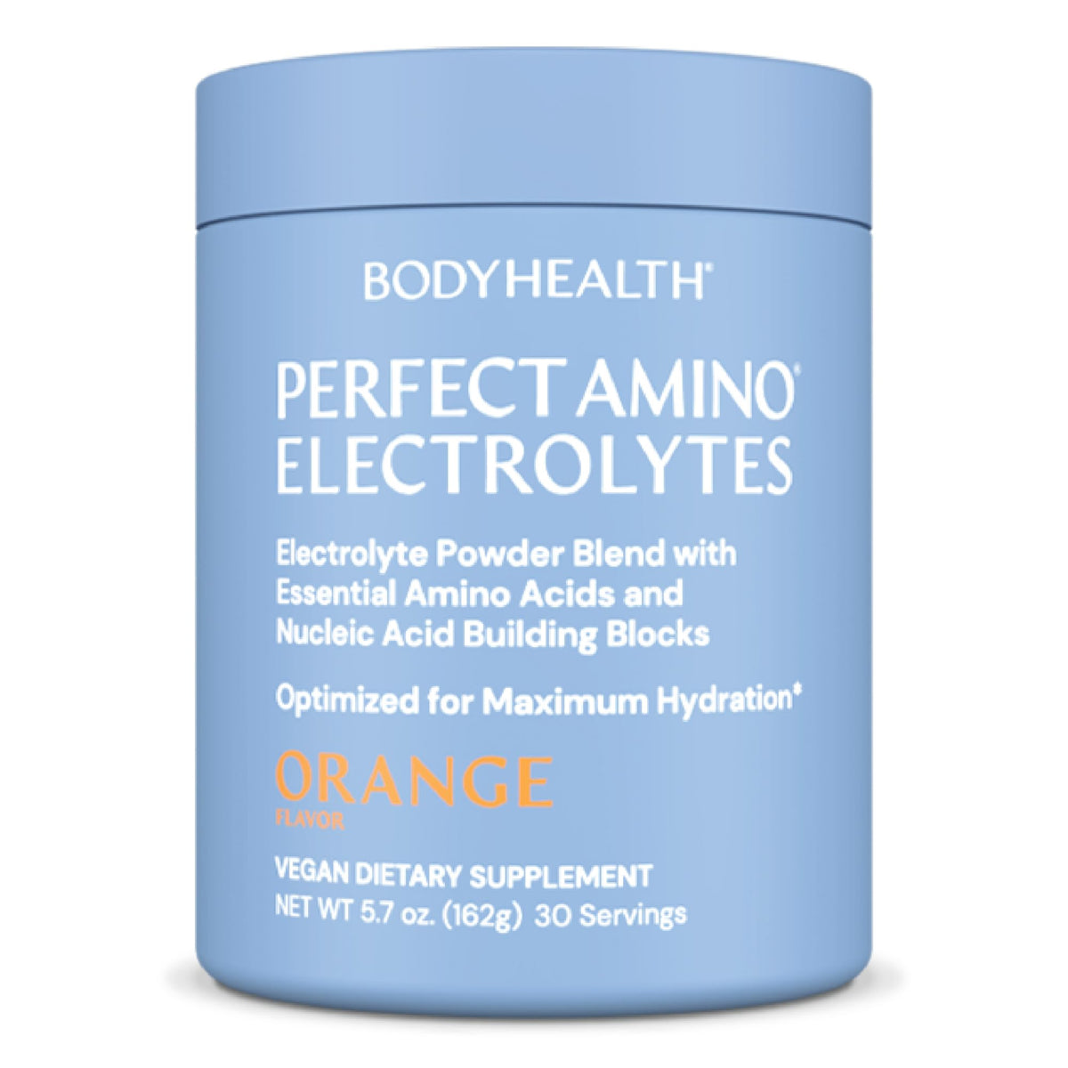 bodyhealth-perfectamino-electrolitos-polvo-naranja hidratación duradera durante entrenamientos