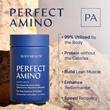 BodyHealth PerfectAmino ayuda a mantener fuerza y tono muscular durante el entrenamiento