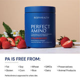 BodyHealth PerfectAmino shake, preparación rápida para reposo muscular