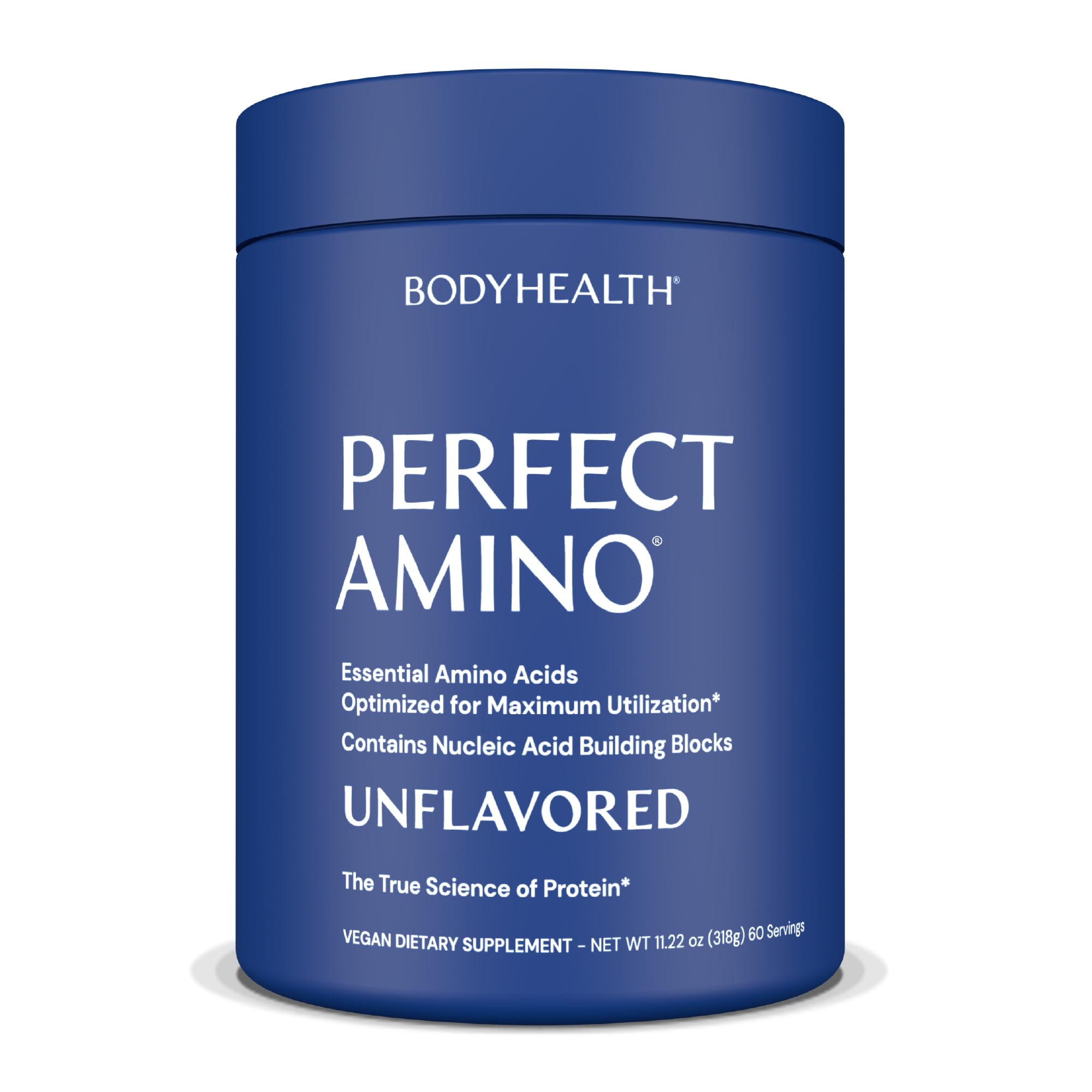 BodyHealth PerfectAmino, polvo para pre-entrenamiento, energía limpia durante la sesión