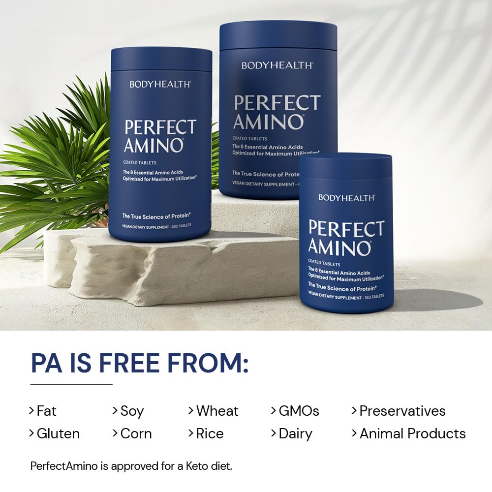 BodyHealth PerfectAmino sin azúcares, ideal para regímenes de control calórico
