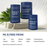BodyHealth PerfectAmino sin azúcares, ideal para regímenes de control calórico
