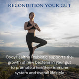 BodyHealth Probiótico PerfectAmino, liberación retardada, uso diario en un estilo de vida activo.