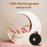 BodyHush Mini con clip flexible para fijar en carrito o bolso